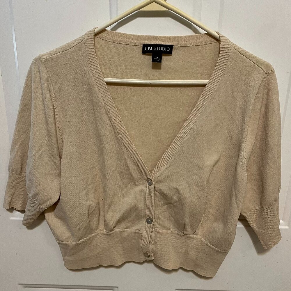 I.N. STUDIO - Caridgan Cover-Up Shrug - Womens 14